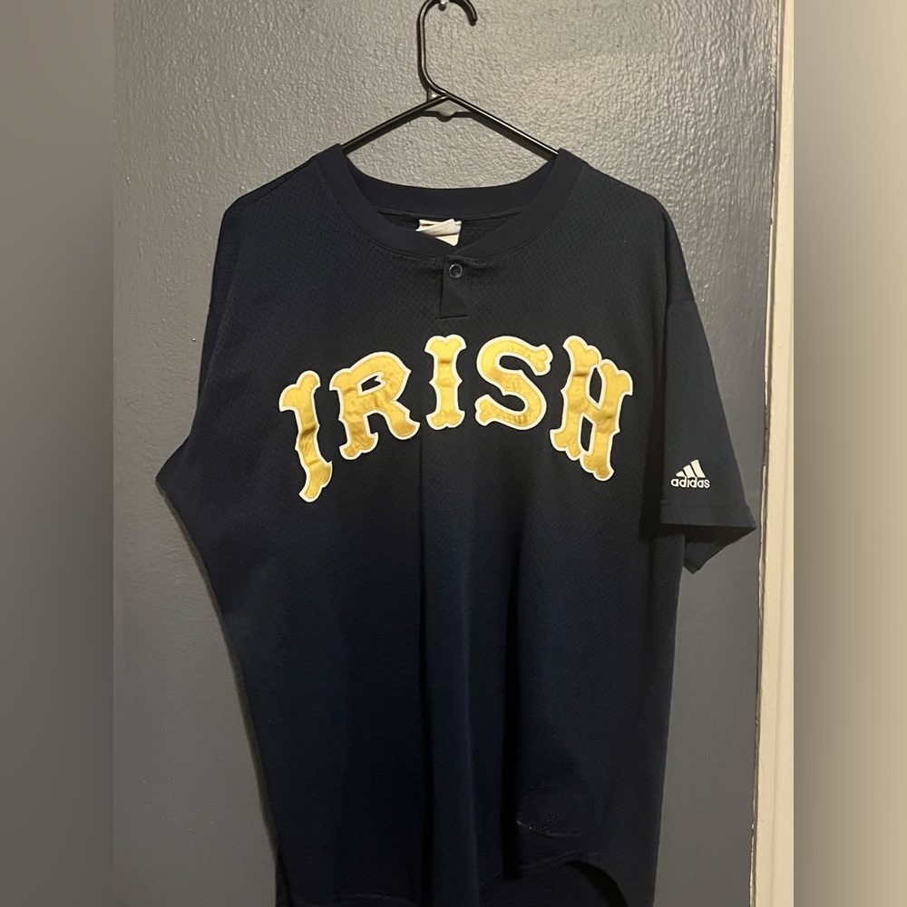 Vintage Notre Dame Irish Baseball Jersey (Large)